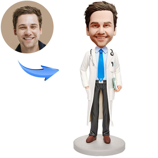 Custom Bobblehead Doctor Male Anesthesiologist