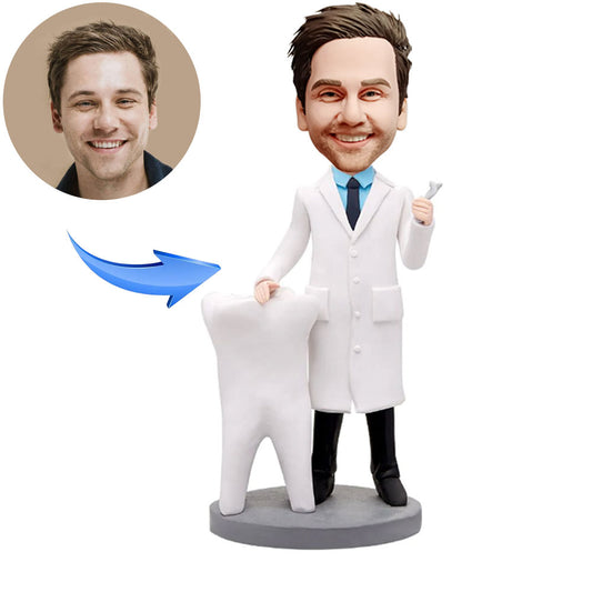 Custom Bobblehead Dentist Male Doctor