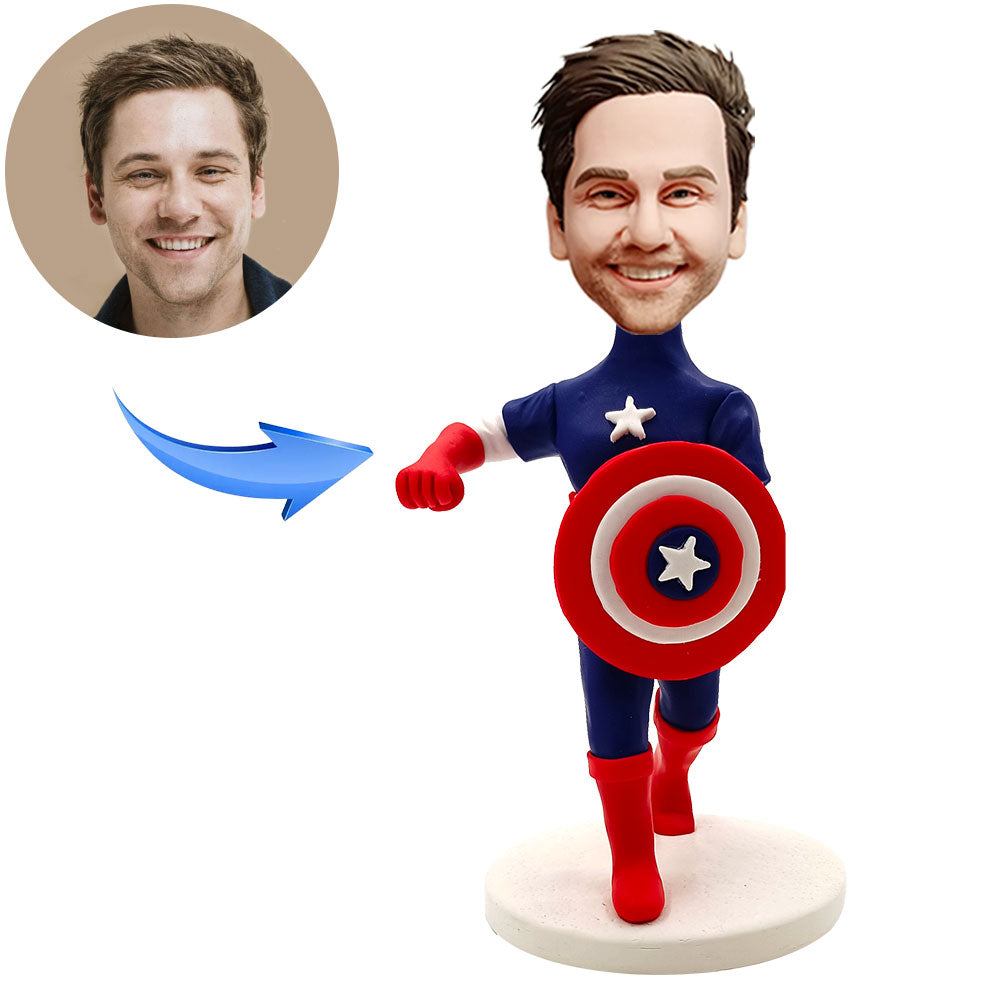 Captain America Custom Bobblehead Figures